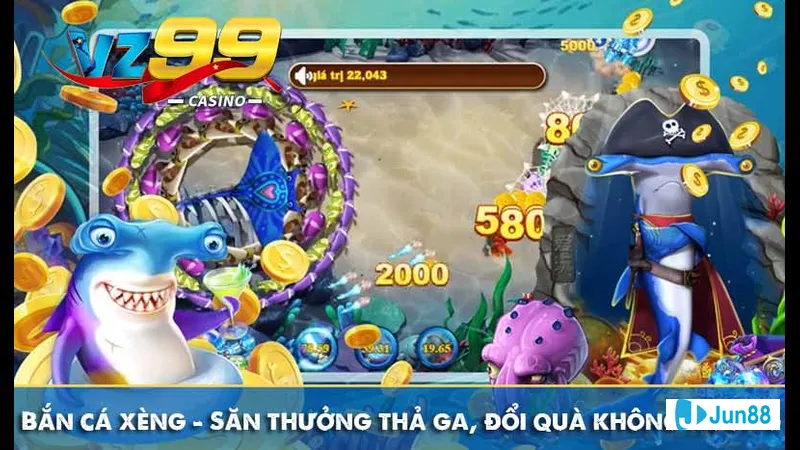 Bắn cá xèng 3 trực tuyến nổi bật