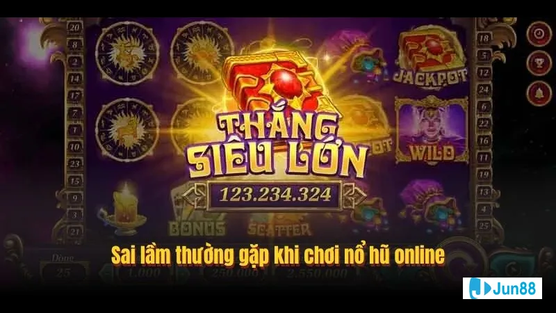 Biểu tượng jackpot trên nền đen